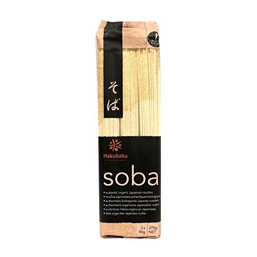 Hakubaku Organic Soba Noodles 3 x 90g Packung (Japanische Bio Nudeln) von ohne Hersteller