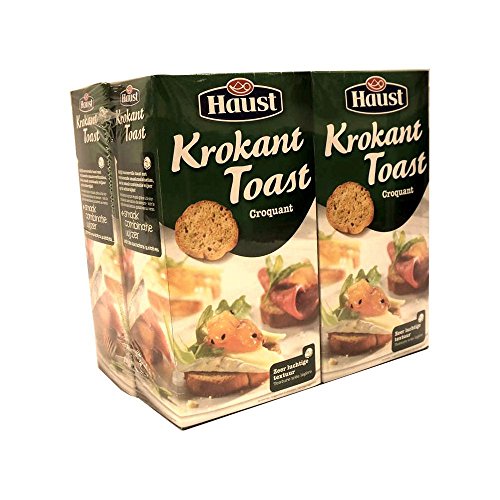 Haust Krokant Toast Croquant 4 x 100g (Brot-Cracker) von ohne Hersteller