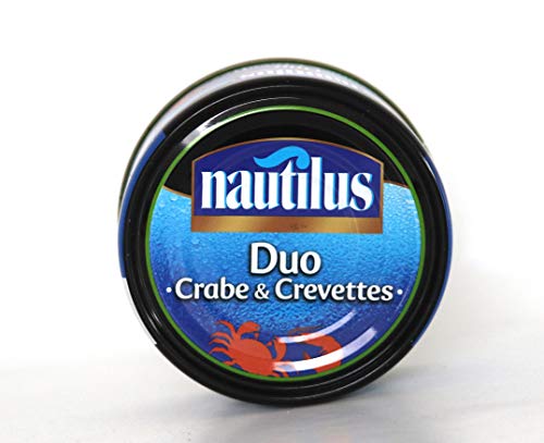 Nautilus Duo crabe & crevettes, Mischung aus Krabbenfleisch und Garnelen, Füllgewicht 145g. ATG/105g. von ohne Marke