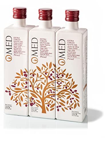 3 Flaschen O-Med Selection Picual Olivenöl 500 ml - Omed Olivenöl… von olivaoliva