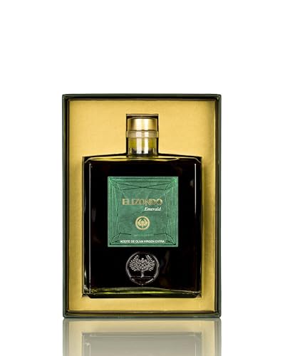 Elizondo Olivenöl Natives Extra Emerald Limited Edition, 1 Liter (exklusives Luxusetui) von olivaoliva