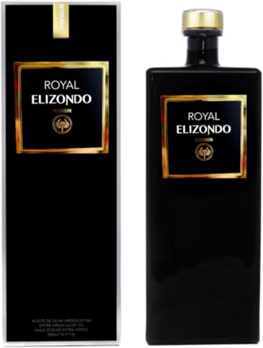 Elizondo Olivenöl nativ Extra Sorte Royal 500, 1 Liter (mit Etui) von olivaoliva