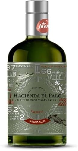 HACIENDA EL PALO | Natives Olivenöl Extra Premium Pique, ungefiltert, 500 ml von olivaoliva