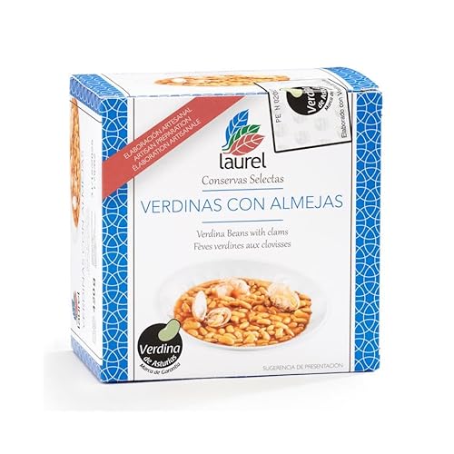 Laurel-Verdinas mit Muscheln Dose 420 g | Aromen von Asturien von olivaoliva