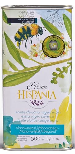 Oleum Hispania | Natives Olivenöl Extra Arbequina Sorte 500 ml Dose von olivaoliva