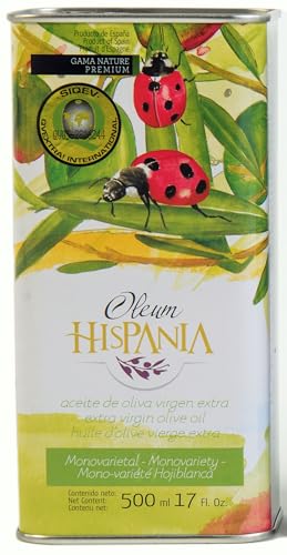 Oleum Hispania Olivenöl, natives Olivenöl, extra Sorte, 500 ml Dose von olivaoliva