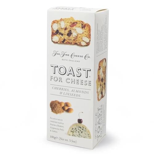 THE FINE CHEESE CO. | 6er Pack Toasts mit Kirschen, Mandeln und Leinsamen 6x100 g von olivaoliva