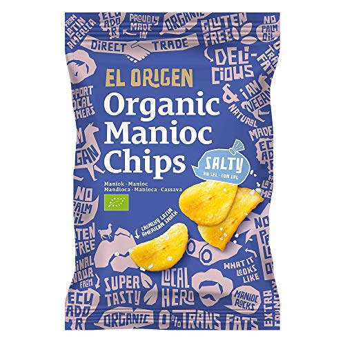 el origen food Maniok-Chips, gesalzen (60 g) - Bio von origen