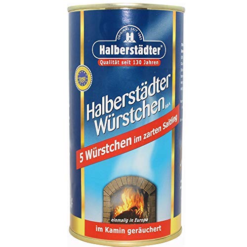 12x Halberstädter 5 Würstchen in der Dose (6,6 kg) von ostprodukte-versand