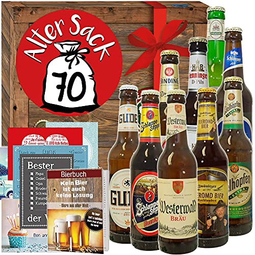 Alter Sack 70 / Bier aus Deutschland/Geschenk für Herren von ostprodukte-versand