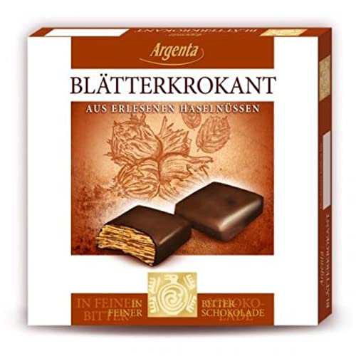 Argenta Blätter Krokant in Zartbitter von ostprodukte-versand