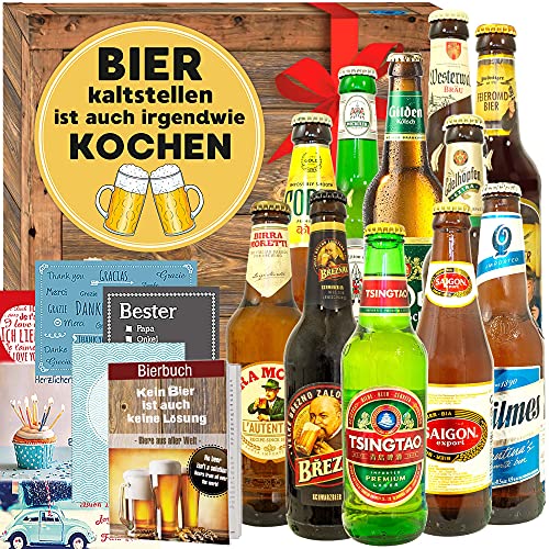 Bier kalt stellen/Geschenk 12x Bier Welt und DE/Bier Männergeschenk von ostprodukte-versand