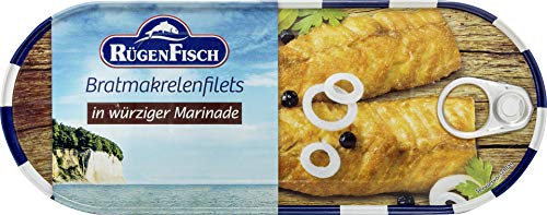 Bratmakrelenfilets in würziger Marinade 500g Rügenfisch - Ostwaren aus der DDR von ostprodukte-versand