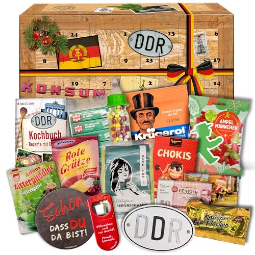 DDR Adventskalender 2024/24 Ostprodukte & Spezialitäten für einen besinnlichen Advent von ostprodukte-versand