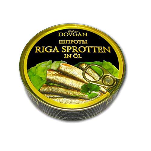 DOVGAN Russische Riga Sprotten in Öl von ostprodukte-versand