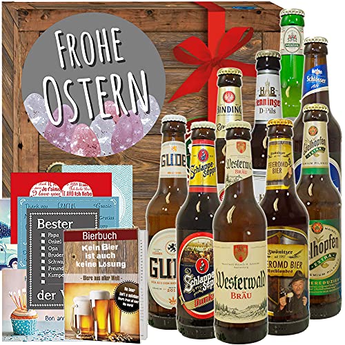 Frohe Ostern/Geschenke für Papa zu Ostern/Deutsche Biere von ostprodukte-versand