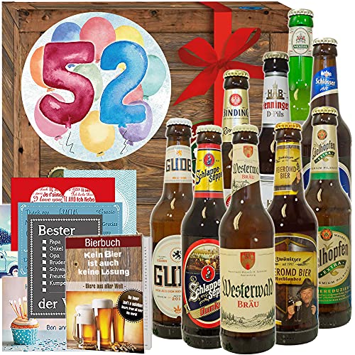 Geschenke zum 52. / Bier Geschenkset mit Bieren aus Deutschland von ostprodukte-versand