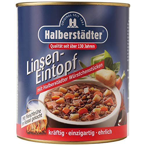 Halberstädter Linseneintopf 800ml - tolle DDR Kultprodukte - Ossi Produkte von ostprodukte-versand