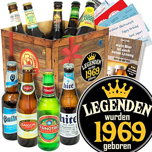 Legenden 1969 / Bier Geschenk - Biere aus der Welt/Präsentkorb Geburtstag von ostprodukte-versand