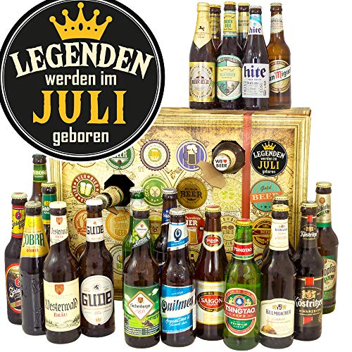 Legenden Juli - BierAdventskalender 2024 2025 mit Bieren aus aller Welt und Deutschland - Bier Geschenk Welt und DE von ostprodukte-versand