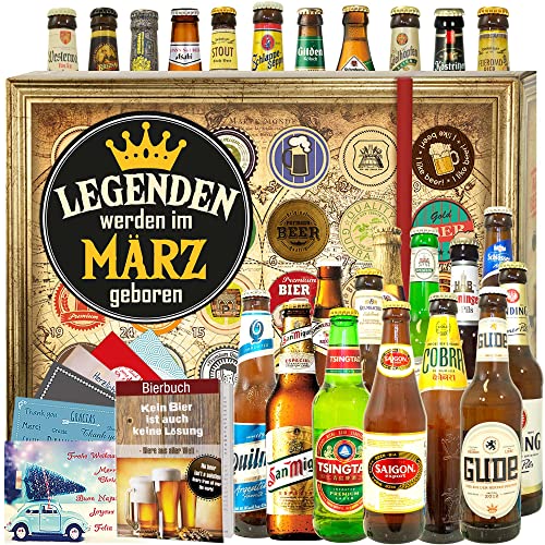 Legenden März/Bier Paket Welt und DE/Geschenkset März/Adventskalender Bier 2023 von ostprodukte-versand