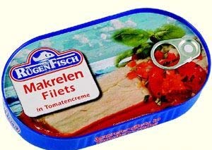 Makrelenfilets 200g Rügenfisch - nostalgische DDR Kultprodukte - Ossi Artikel von ostprodukte-versand