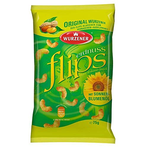 Wurzener Erdnußflips 75g Tüte Flips von ostprodukte-versand