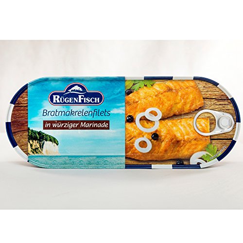 12x Bratmakrelenfilets in würziger Marinade 500g Rügenfisch (6 kg) von ostprodukte-versand