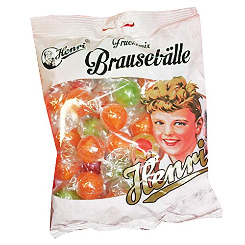 5x HENRI Brausebälle Mix Bonbon 250g (1,25 kg) von ostprodukte-versand