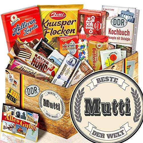 Beste Mutti - DDR Geschenk Box mit Süßigkeiten - Geschenke für Mutti von ostprodukte-versand