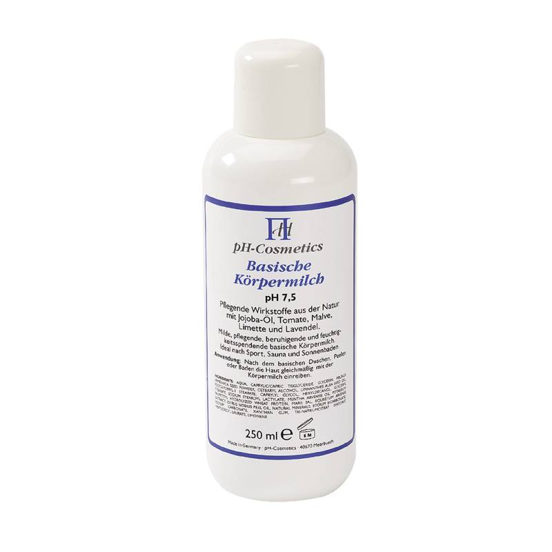 pH-Cosmetics Basische Körpermilch pH 7.5 250 ml  - Regt die Haut zur Selbstregulation an - vegan - ph Cosmetics von ph Cosmetics