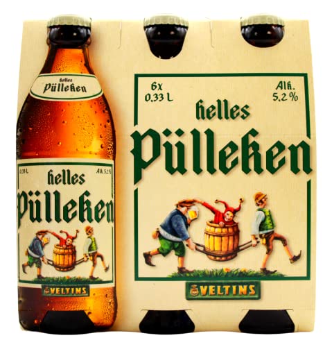 pils Veltins Helles Pülleken, 24er Pack (4 x 6 x 0.33 l) MEHRWEG von pils