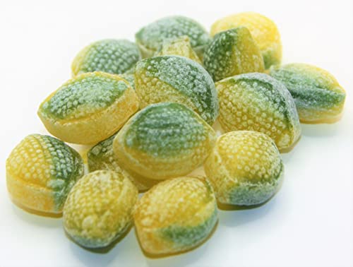 100 gr. Zitrone Limette ein Bonbon mit dessen Aromen und mit einer Brausefüllung die Jahrmarkt Süßigkeit von Jahrmarktbonbon von pin24shop