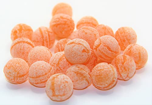 2,5 kg Orangen, ein Bonbon mit Orangen Aroma und einem dezenten Brausekern von pin24shop