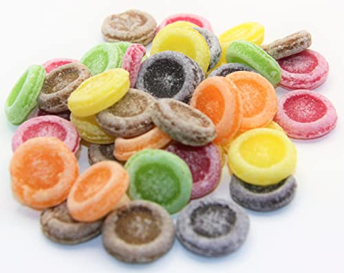 50 gr. Brause Rad Bonbon, eine Mischung mit verschiedenem Frucht Geschmack von pin24shop