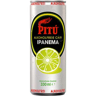 Pitú Ipanema, alkoholfreie Caipi, EINWEG (1 x 0,33 l) von pitu