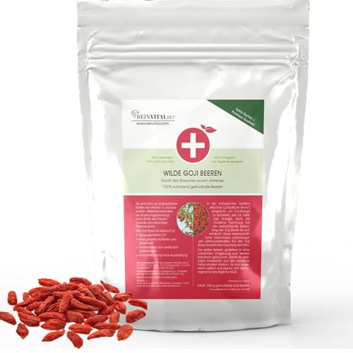 Super Food- Bio Goji Beeren - Premium aus den Himalaya - zertifizierter Bioqualität von reinvital