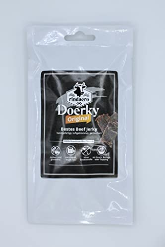 Doerky Beef Jerky/Trockenfleisch 40 g (Original) von rindaero