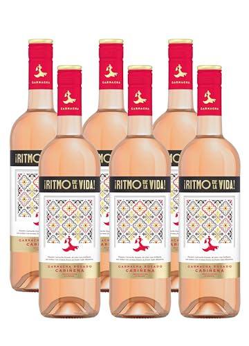 Ritmo de la Vida Garnacha Rosado Wein – Halbtrockener Roséwein aus Spanien (6 x 0,75l) von ritmo de la vida