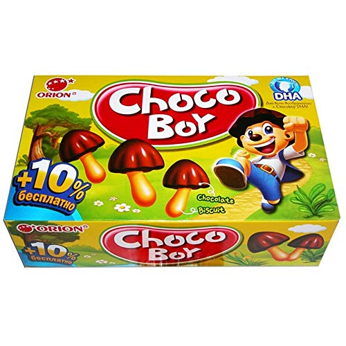 Kekse Choco Boy 3er Pack (3 x 100g) pilzförmiges Gebäck von FOXCUP