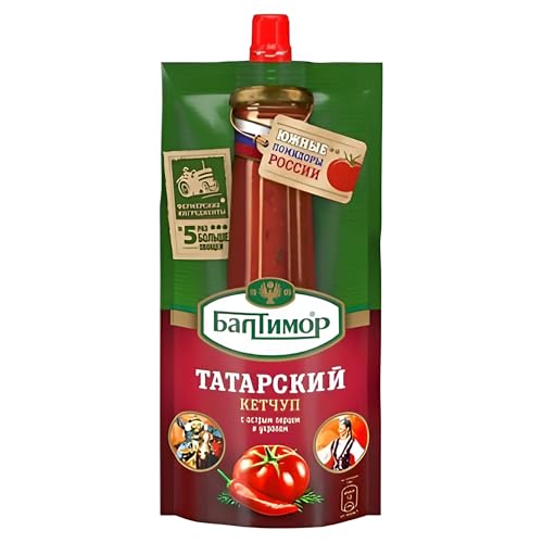 Ketchup nach tatarischer Art mit Chili und Dill 3er Pack (3 x 260g) Gewürzketchup von rumarkt