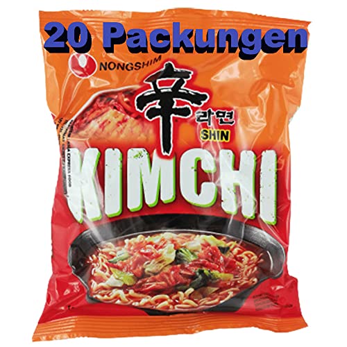 rumarkt Kimchi Instant Nudeln 20er Pack (20 x 120g) Instantgericht Instantnudeln von Accpo