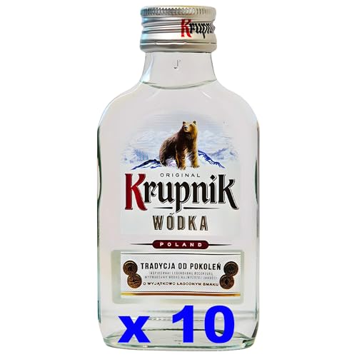 Krupnik Vodka Original 10er Set (10 x 100ml) 40% vol. von rumarkt