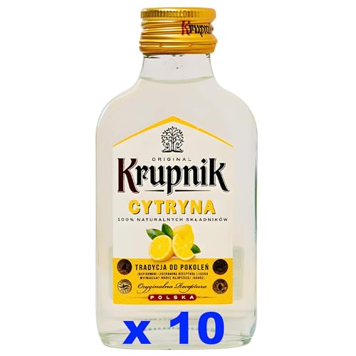 Krupnik Zitronenlikör Cytryna 10er Set (10 x 100ml) 30% vol. von rumarkt