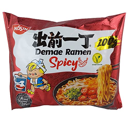 Nissin Instant Nudeln Spicy 30er Pack (30 x 100g) asiatische Nudelgericht von rumarkt