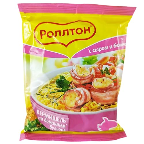 Rollton Instant Noodles Käse & Speck (42 x 60g) Instant Nudeln Nudelgericht von rumarkt