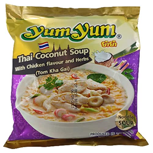 Yum Yum Instant Nudeln Tom Kha Gai 10er Pack (10 x 100g) asiatische Nudelsuppe von rumarkt