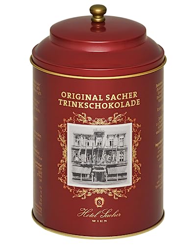 Original Sacher Trinkschokolade | 250 Gramm | Kakao-Anteil von mind. 54% | Hochwertige Trinkschokolade | Schokoladige Versuchung für Genießer von sacher