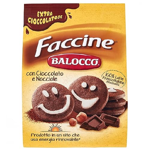 BALOCCO Faccine - Italienisches Mürbegebäck mit Schokolade und Haselnüssen 700g (Faccine, x1) von sarcia.eu