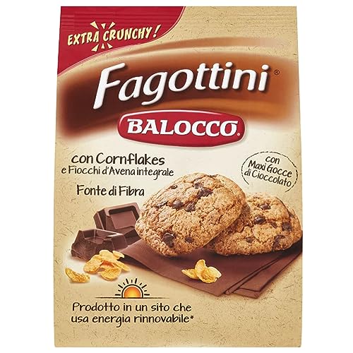 BALOCCO Faccine - Italienisches Mürbegebäck mit Schokolade und Haselnüssen 700g (Fagottini, x1) von sarcia.eu